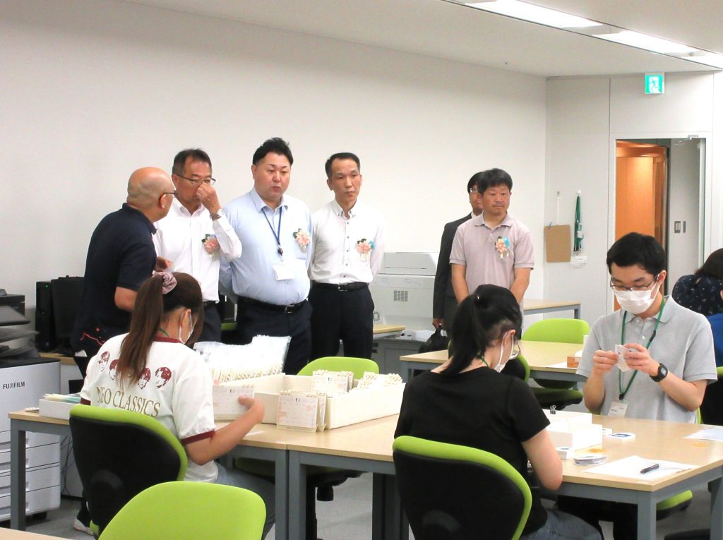 南大沢オフィス見学の様子